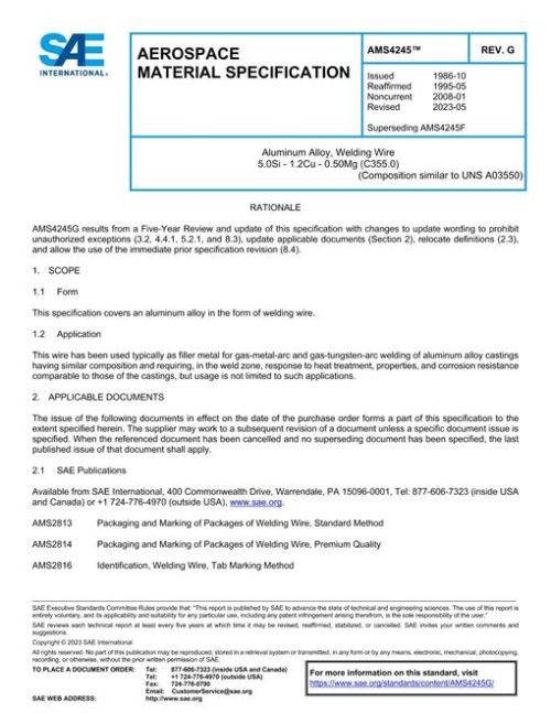 SAE AMS4245G pdf