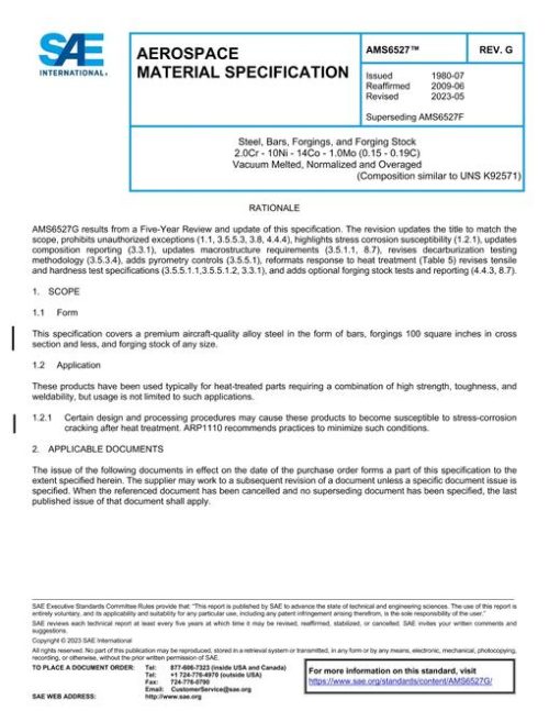 SAE AMS6527G pdf