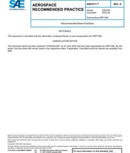 SAE ARP4771A pdf