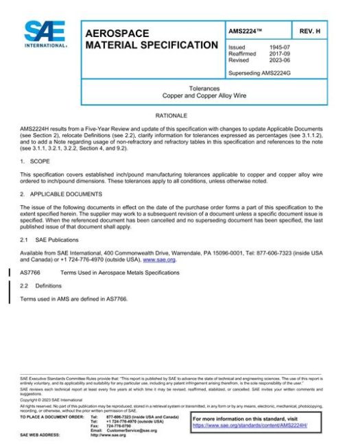 SAE AMS2224H pdf