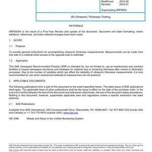 SAE ARP2654A pdf