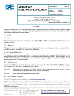 SAE AMS4206D pdf