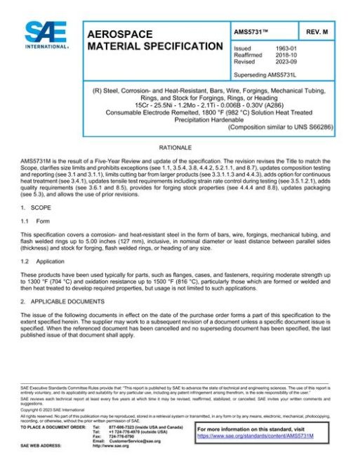 SAE AMS5731M pdf