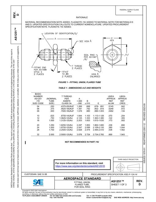 SAE AS1251D pdf