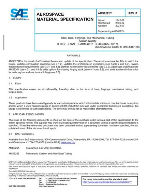 SAE AMS6272P pdf