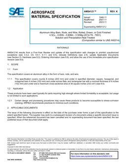 SAE AMS4121K pdf