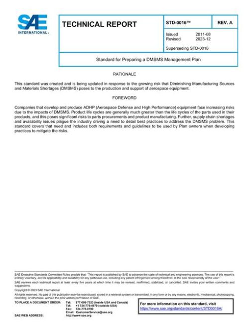 SAE STD0016A pdf