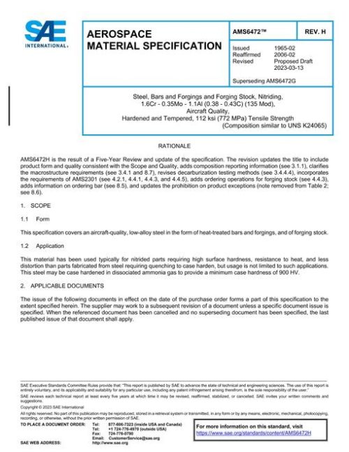 SAE AMS6472H pdf