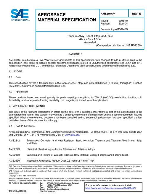 SAE AMS6946E pdf