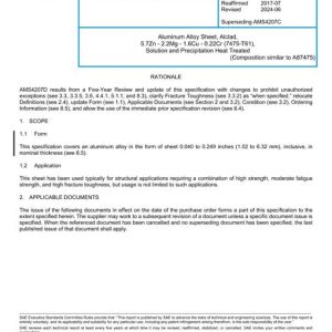 SAE AMS4207D pdf