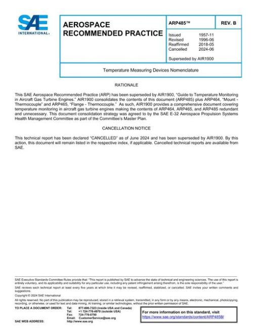 SAE ARP485B pdf