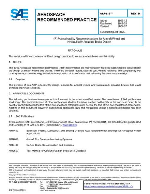 SAE ARP813D pdf