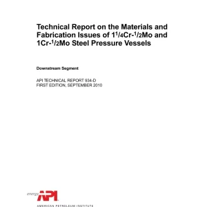 API TR 934-D:2010 pdf