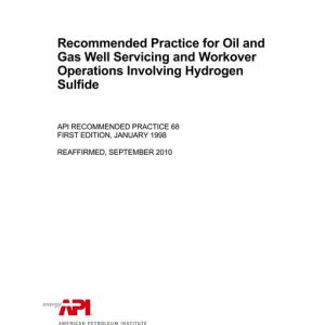 API RP 68 (R2010) pdf