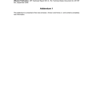 API TR 941-A:2008 pdf