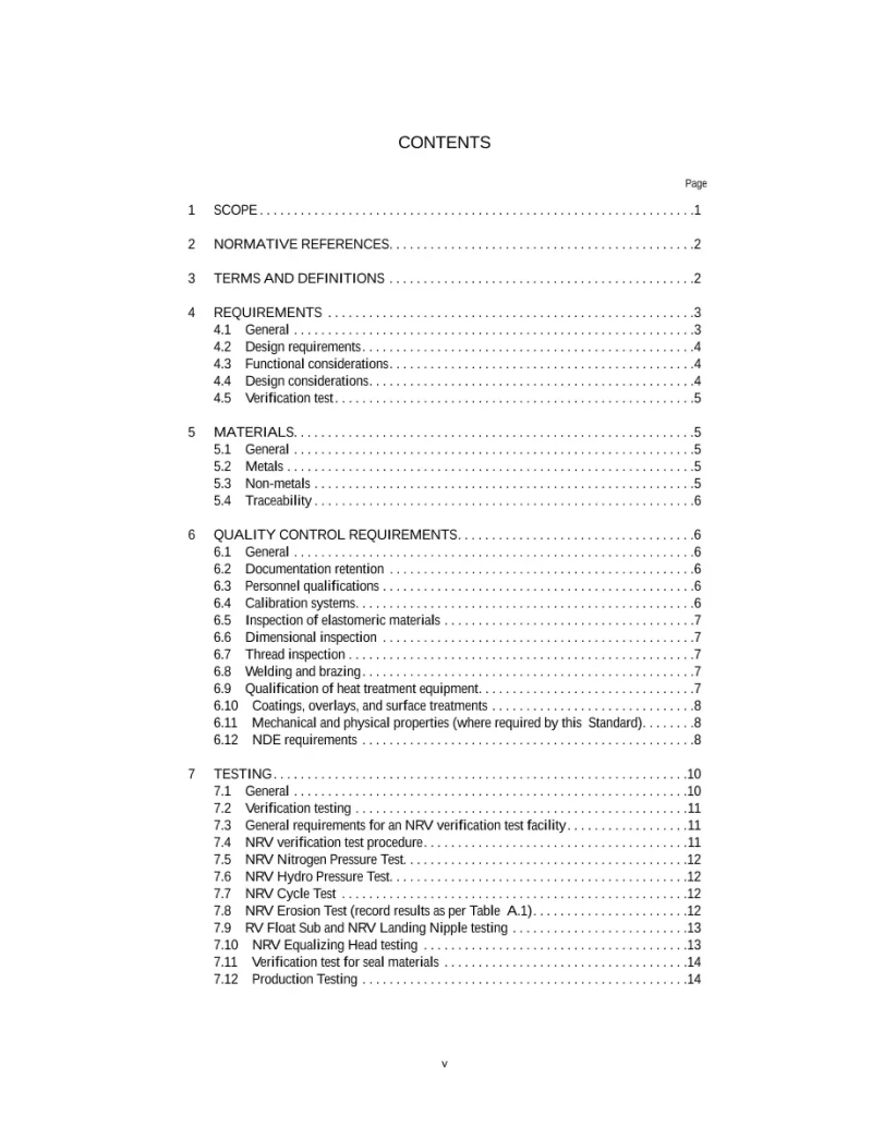 API Spec 7NRV (R2020) pdf