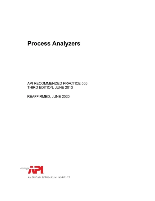 API RP 555 (R2020) pdf