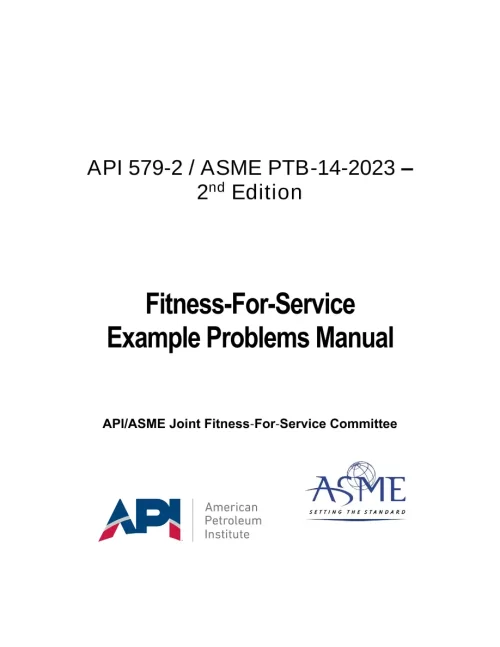 API 579-2 / ASME PTB-14-2023 pdf