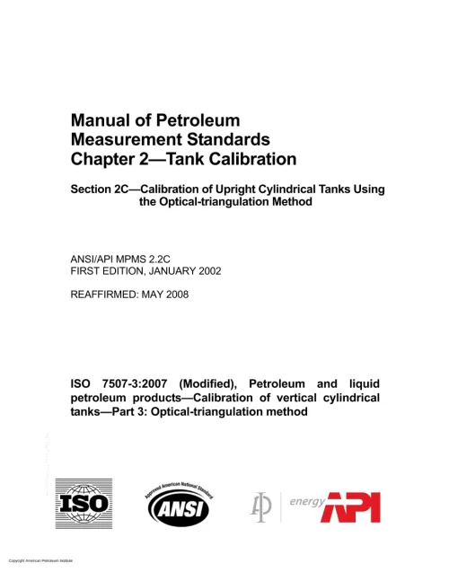 API MPMS Chapter 2.2C (R2008) pdf