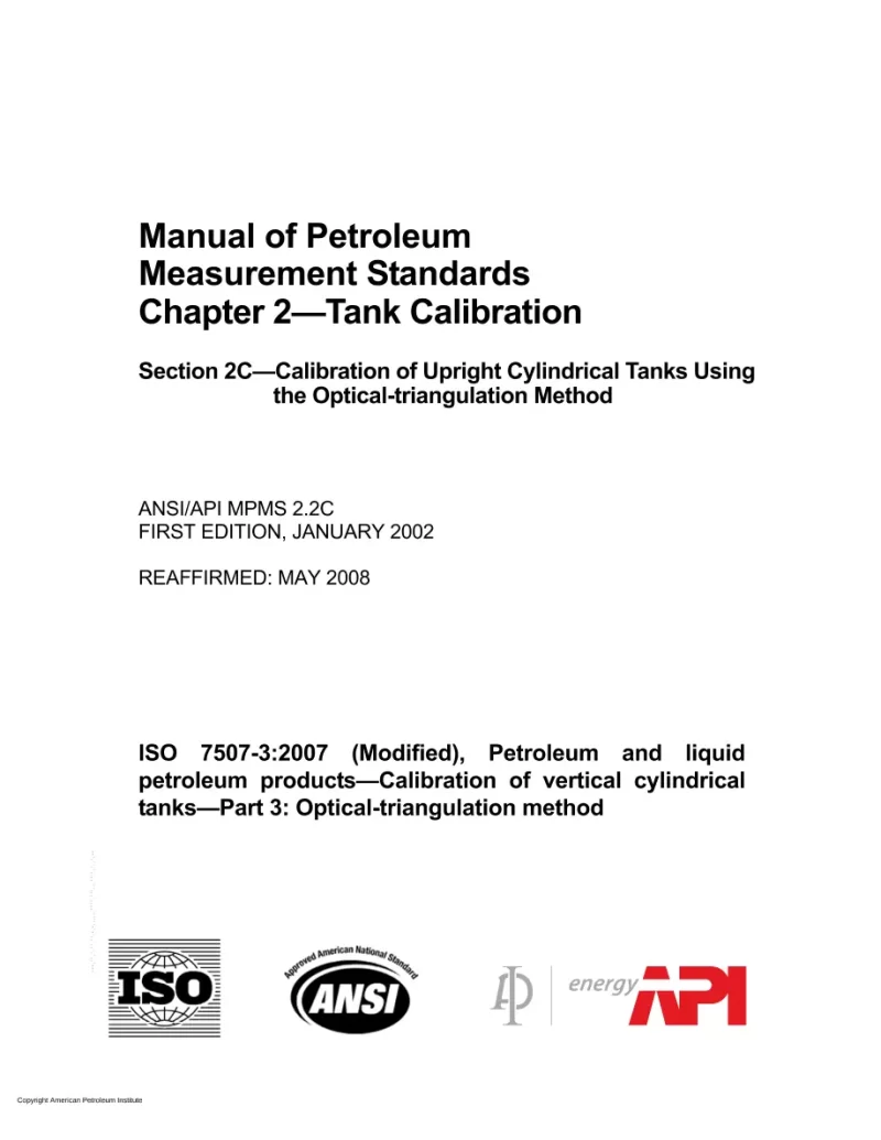 API MPMS Chapter 2.2C (R2008) pdf