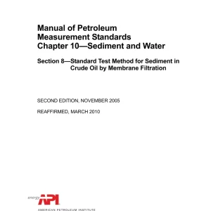 API MPMS Chapter 10.8 (R2010) pdf