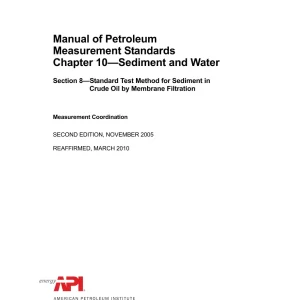 API MPMS Chapter 10.8 (R2010) pdf