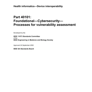 IEEE 11073-40101-2020 pdf