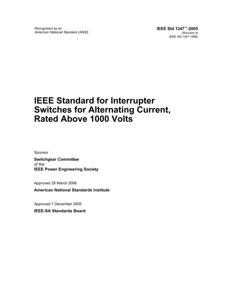 IEEE 1247-2005 pdf