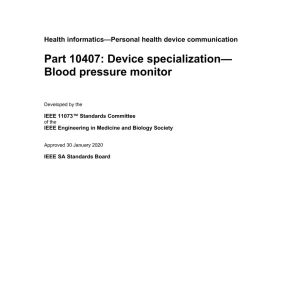 IEEE 11073-10407-2020 pdf