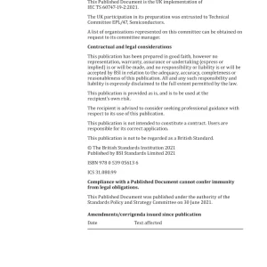 BS PD IEC TS 60747-19-2:2021 pdf