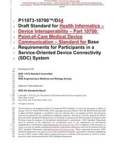 IEEE 11073-10700-2022 pdf