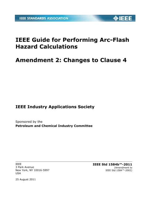 IEEE 1584b-2011 pdf