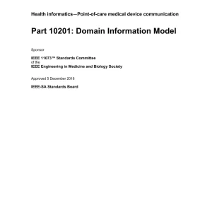 IEEE 11073-10201-2018 pdf