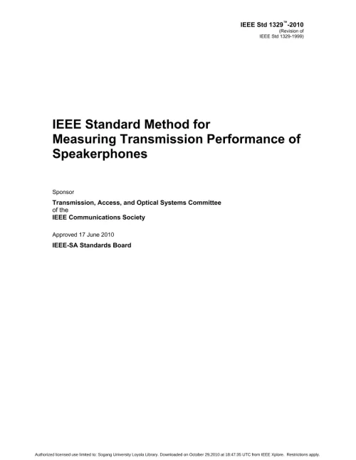 IEEE 1329-2010 pdf