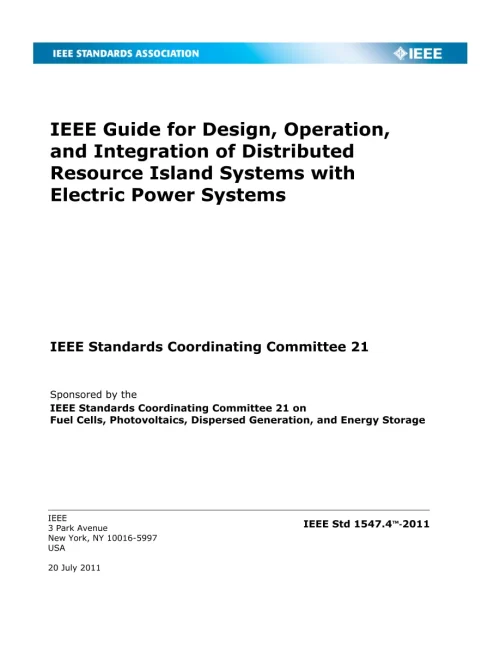 IEEE 1547.4-2011 pdf