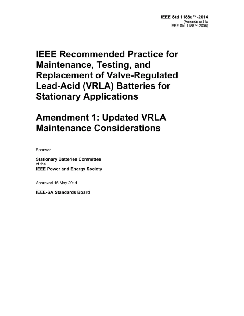 IEEE 1188a-2014 pdf