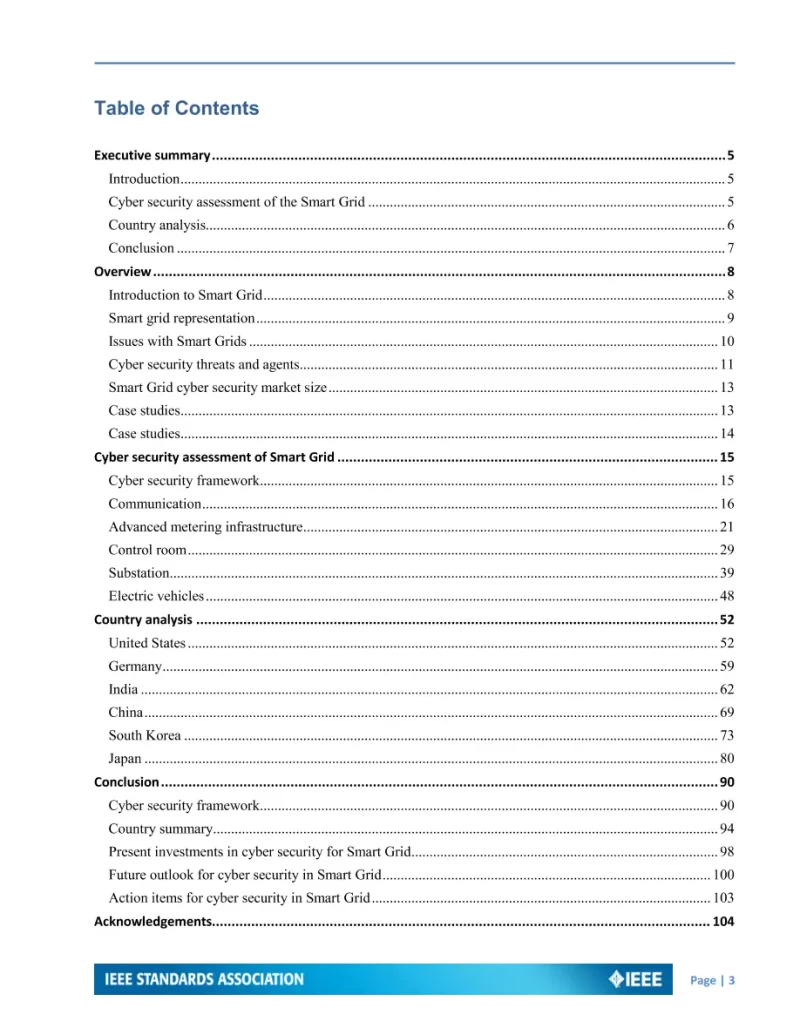 IEEE Smart Grid Research: Cyber Security pdf