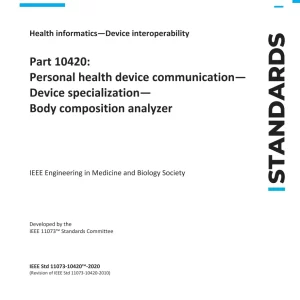 IEEE 11073-10420-2020 pdf