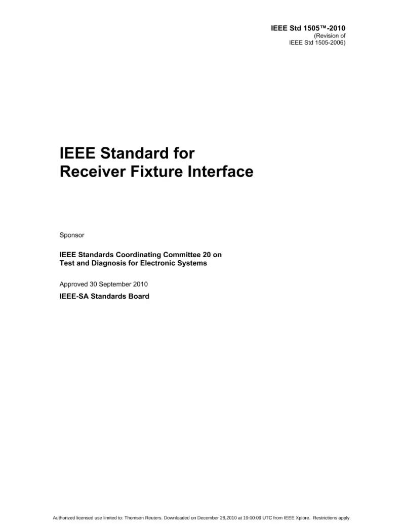 IEEE 1505-2010 pdf