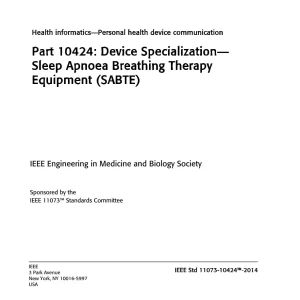 IEEE 11073-10424-2014 pdf