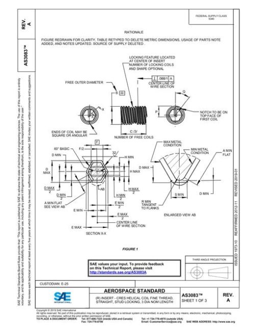 SAE AS3083A pdf