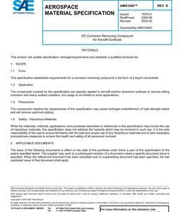 SAE AMS1640D pdf