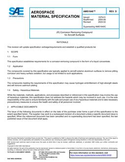 SAE AMS1640D pdf