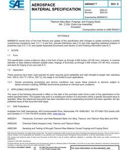 SAE AMS6901D pdf