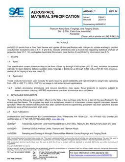 SAE AMS6901D pdf