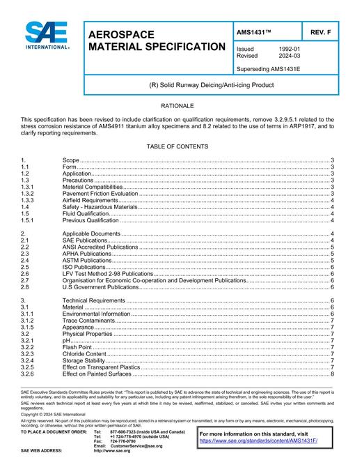 SAE AMS1431F pdf