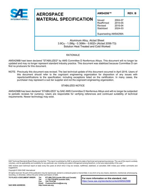 SAE AMS4298B pdf