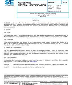 SAE AMS4964D pdf