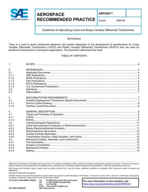 SAE ARP5554 pdf