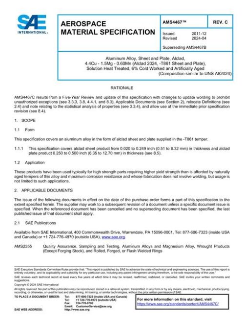 SAE AMS4467C pdf